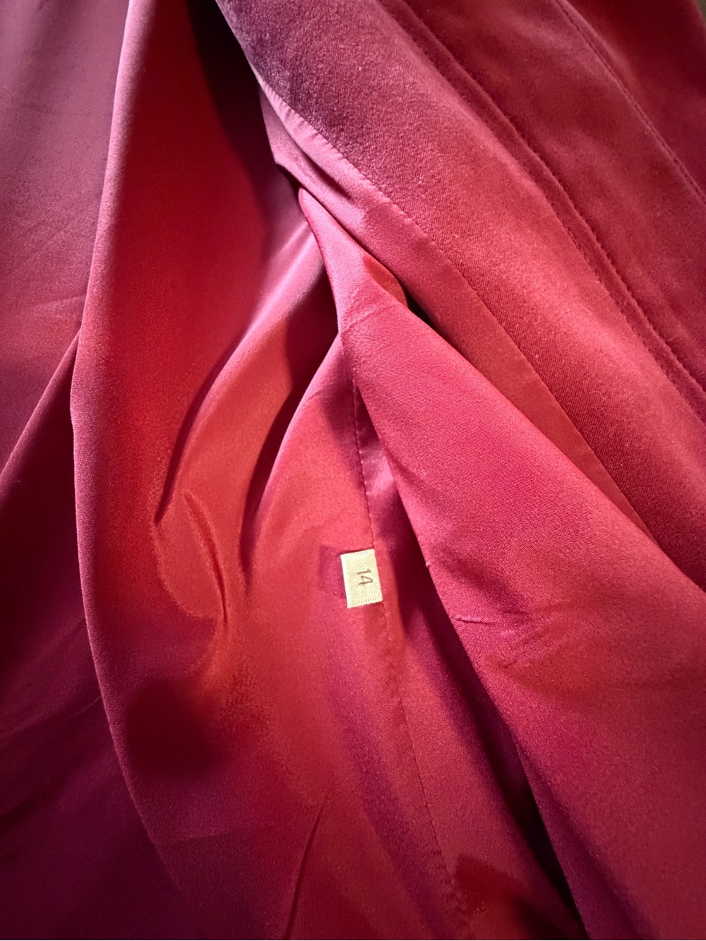 Doncaster Raspberry Red Zip-Front Utility Jacket - Picture 3 of 12